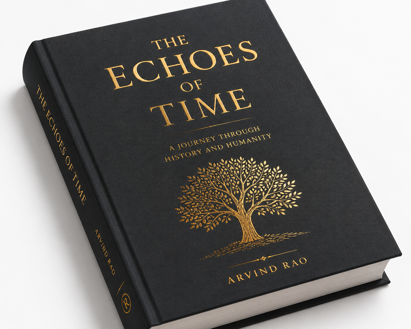 Book cover enhanced with premium foil detailing.