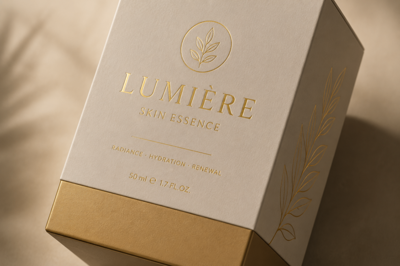 Matte Gold foil — Premium Cartons