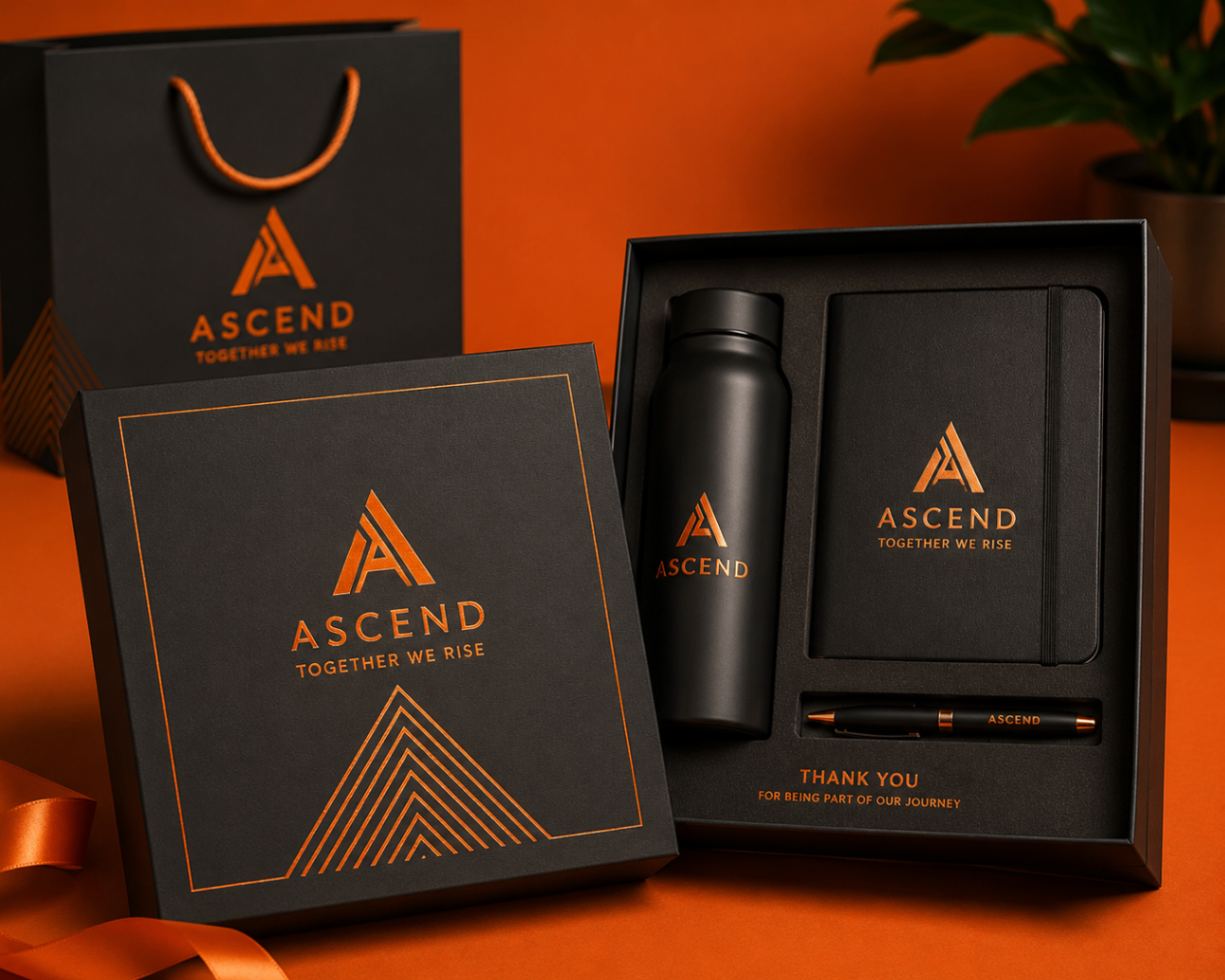 Orange foil — Promotional Packaging